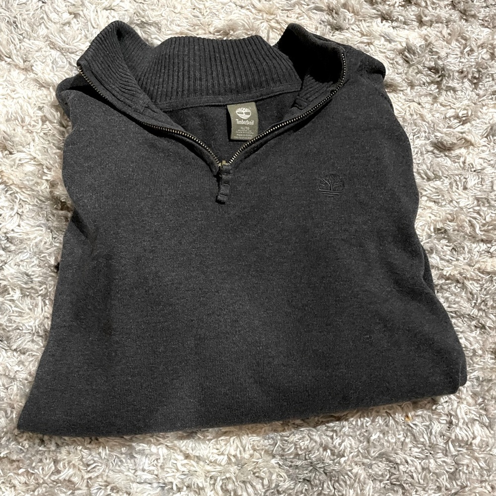 Timberland men’s quarter zip sweater
